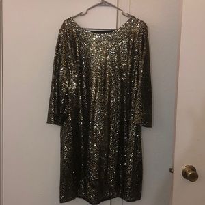 Gold sequin dress- NEW YEARS READY🥳